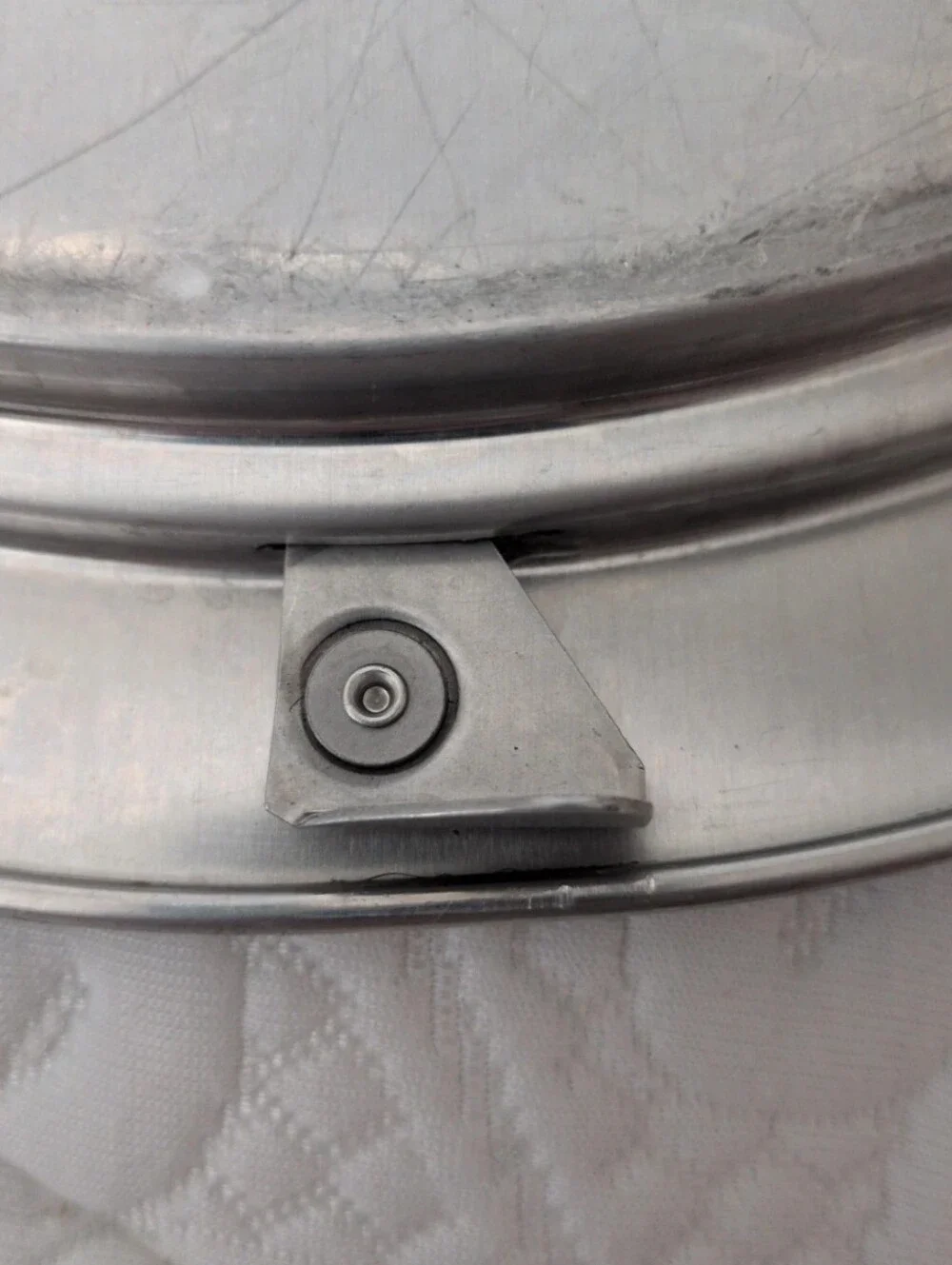 Vintage Regal Aluminum Cake Cover with Black Handle